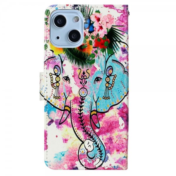 iPhone 15 Plus Etui Motiv Elefantmønster