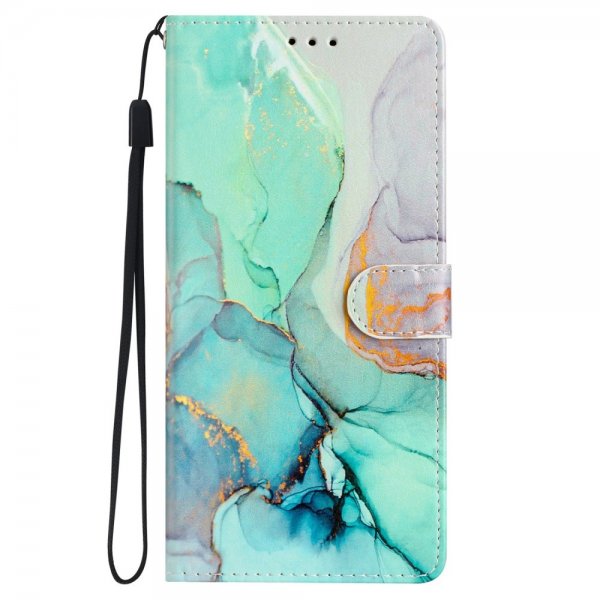 iPhone 15 Plus Cover Motiv Grøn Marmor