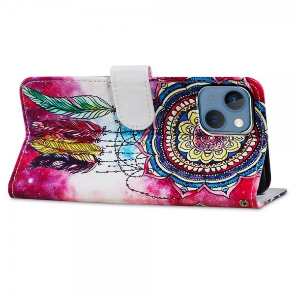 iPhone 15 Plus Cover Motiv Rød Drømmefanger