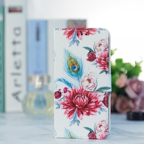 iPhone 15 Plus Etui Motiv Røde Roser
