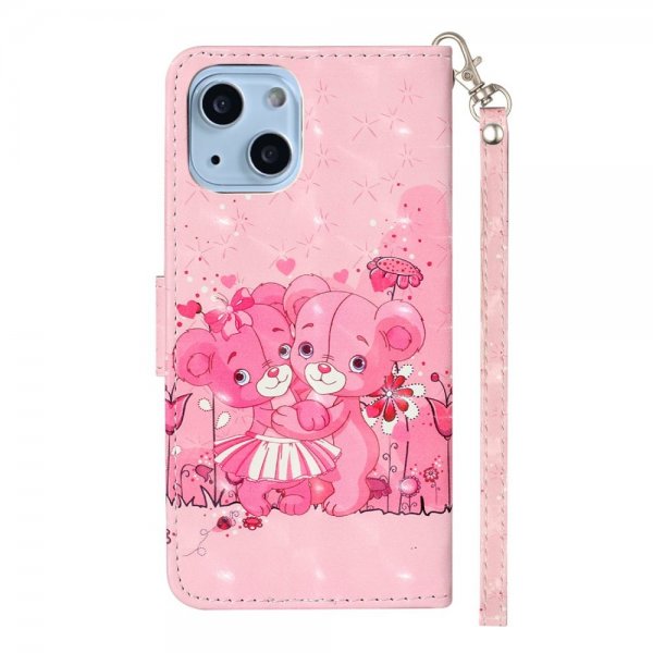 iPhone 15 Plus Cover Motiv Rosa Bamser