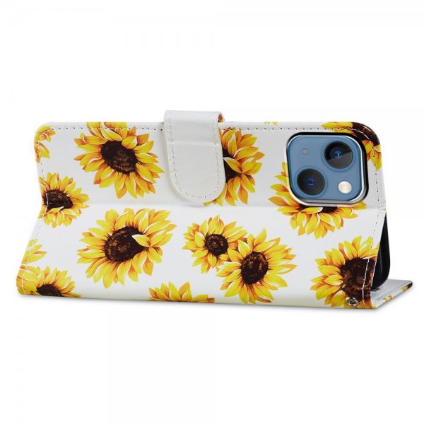 iPhone 15 Plus Etui Motiv Solsikker