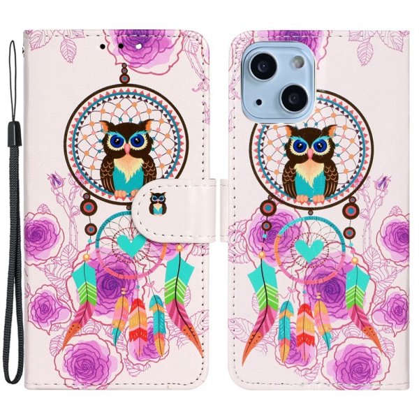 iPhone 15 Plus Cover Motiv Ugle Drømmefanger