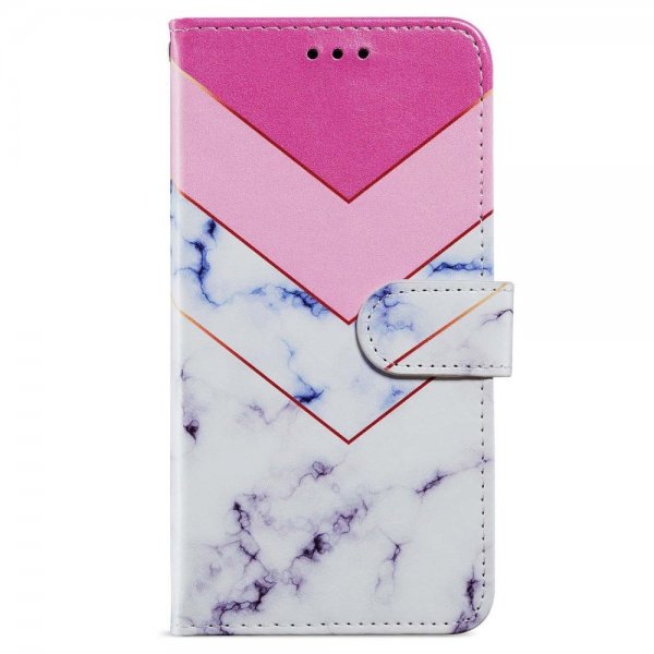 iPhone 15 Plus Cover Motiv Hvid Marmor
