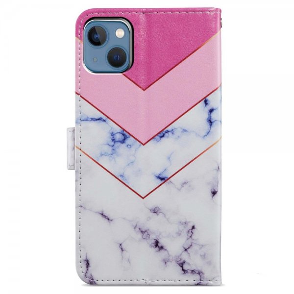 iPhone 15 Plus Cover Motiv Hvid Marmor