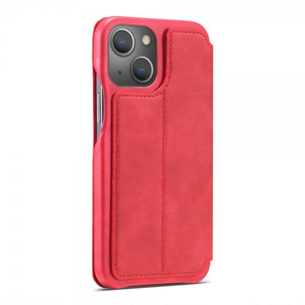 Lc.Imeeke iPhone 15 Plus Cover Retro Rød