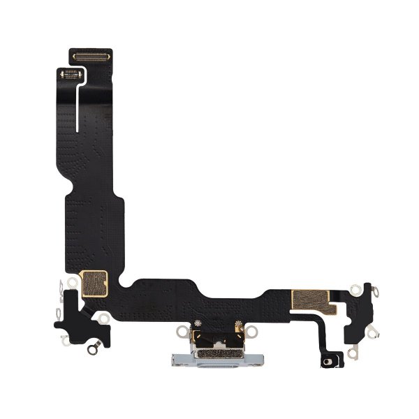 iPhone 15 Plus Opladerport med Flexkabel - Blå