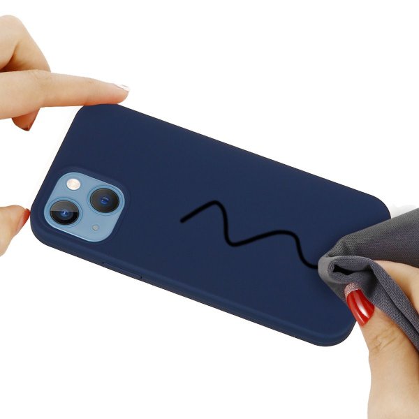 iPhone 15 Plus Cover Silikone Blå