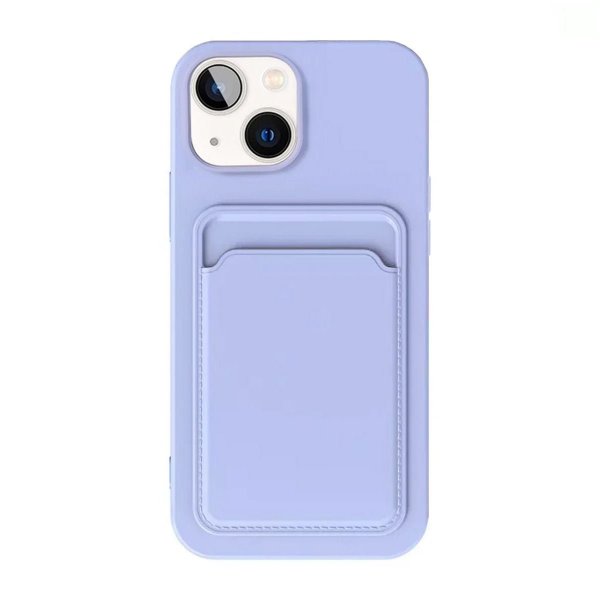 iPhone 15 Plus Cover Kortholder Lilla