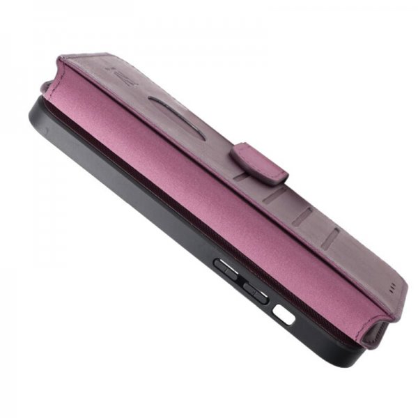 Rvelon iPhone 15 Plus Etui Magnetisk Aftageligt Cover Lilla