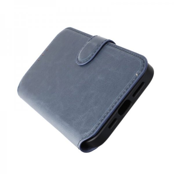 Rvelon iPhone 15 Plus Etui 4 Kortlommer MagSafe Blå