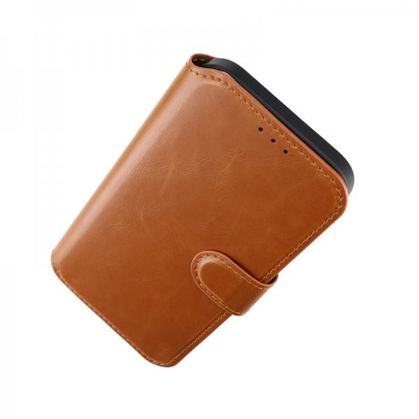 Rvelon iPhone 15 Plus Etui 4 Kortlommer MagSafe Brun