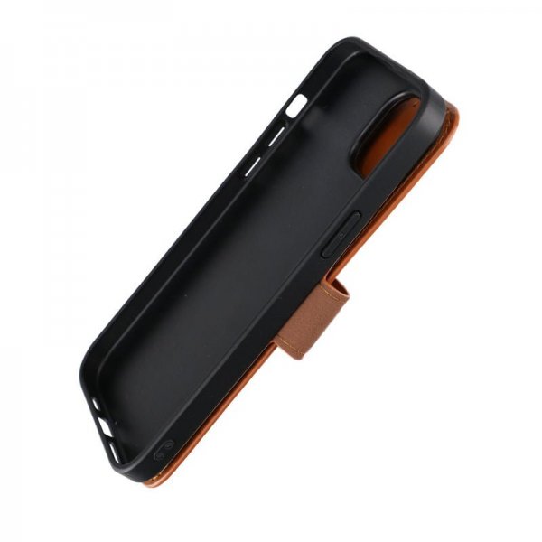 Rvelon iPhone 15 Plus Etui 4 Kortlommer MagSafe Brun