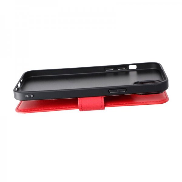 Rvelon iPhone 15 Plus Cover 4 Kortlommer MagSafe Rød