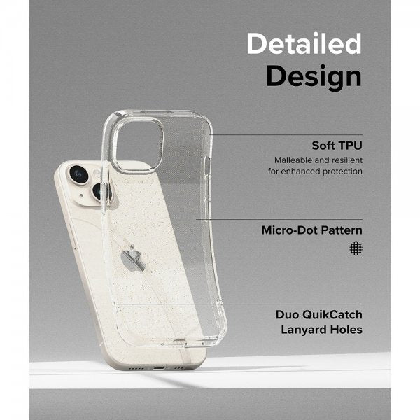 Ringke iPhone 15 Plus Cover Air Glitter Clear
