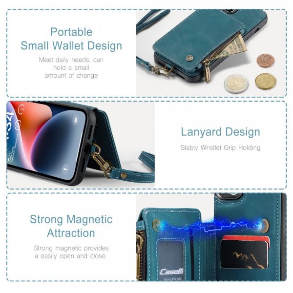 CaseMe iPhone 15 Plus Cover C20 Series Petrol