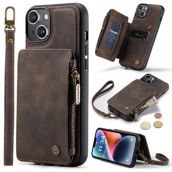 CaseMe iPhone 15 Plus Cover C20 Series Kaffe