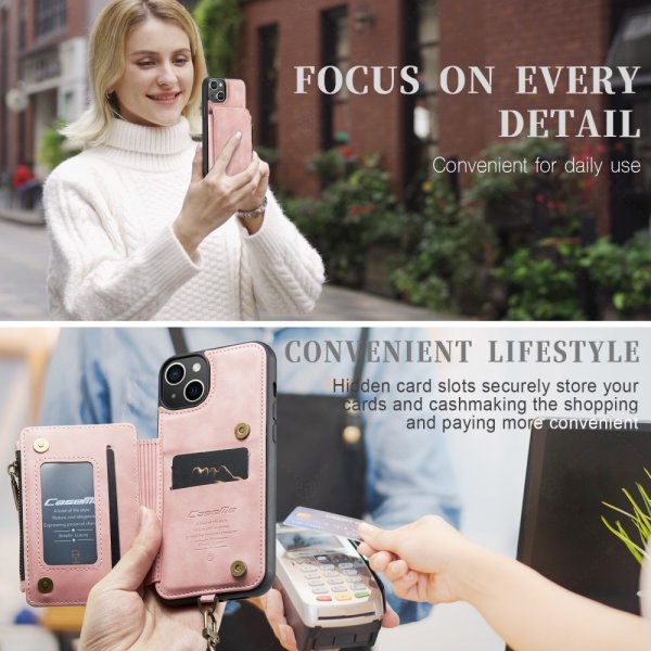 CaseMe iPhone 15 Plus Cover C20 Series Pink