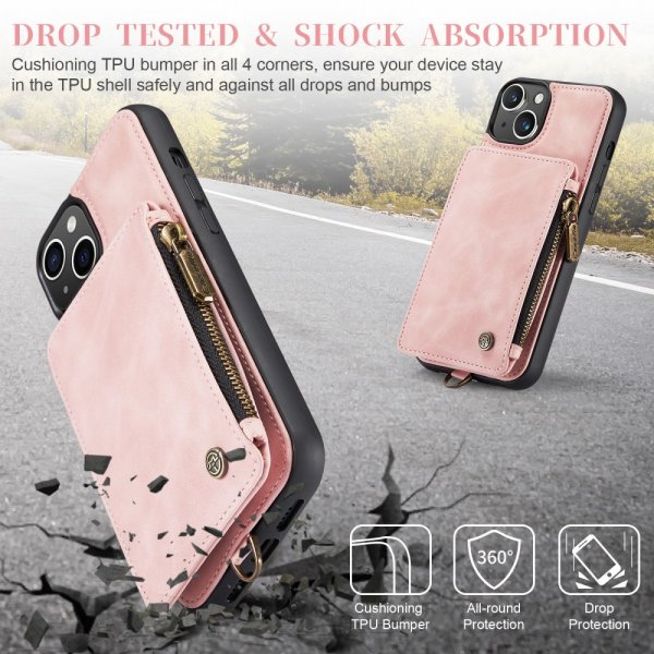 CaseMe iPhone 15 Plus Cover C20 Series Pink