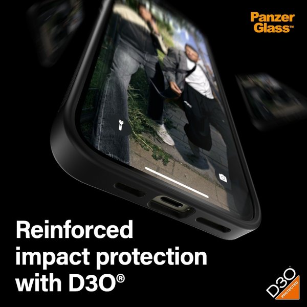 PanzerGlass iPhone 15 Plus Cover ClearCase D3O Sort
