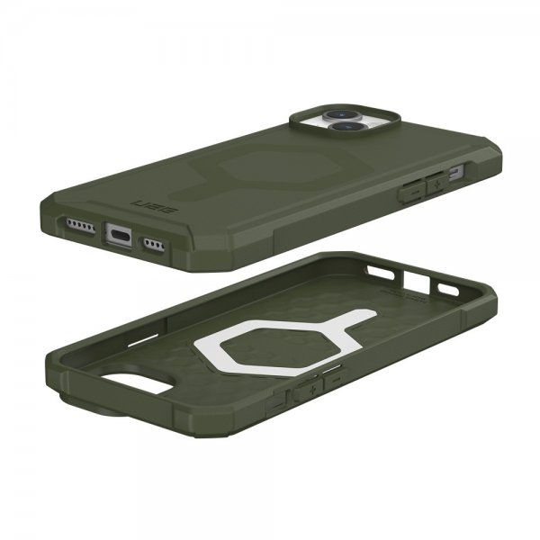 Urban Armor Gear (UAG) iPhone 15 Plus Cover Essential Armor MagSafe Olive Drab