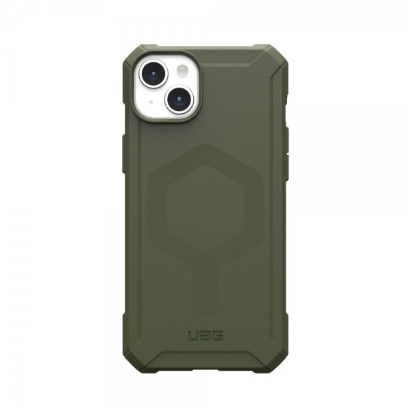 Urban Armor Gear (UAG) iPhone 15 Plus Cover Essential Armor MagSafe Olive Drab