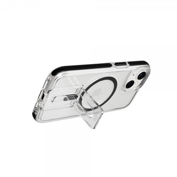 Tech21 iPhone 15 Plus Cover Evo Crystal Kick MagSafe Klar/Sort