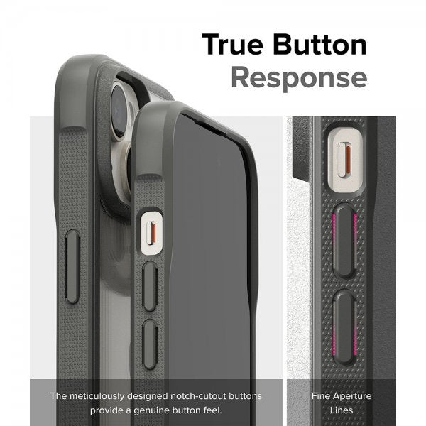 Ringke iPhone 15 Plus Cover Fusion Bold Grå