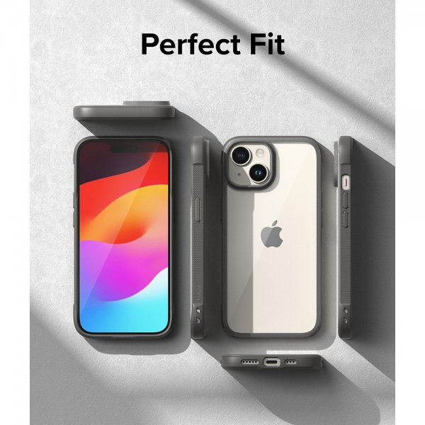 Ringke iPhone 15 Plus Cover Fusion Bold Grå
