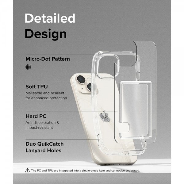 Ringke iPhone 15 Plus Cover Fusion Card Clear