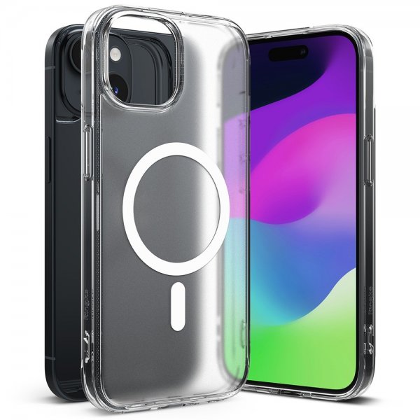 Ringke iPhone 15 Plus Cover Fusion Magnetic Matte Clear