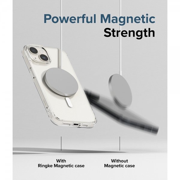 Ringke iPhone 15 Plus Cover Fusion Magnetic Matte Clear