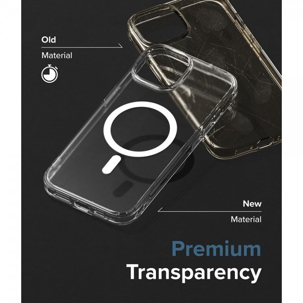 Ringke iPhone 15 Plus Cover Fusion Magnetic Matte Clear