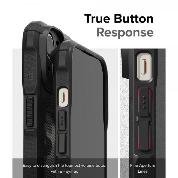 Ringke iPhone 15 Plus Cover Fusion X Design Camo Black