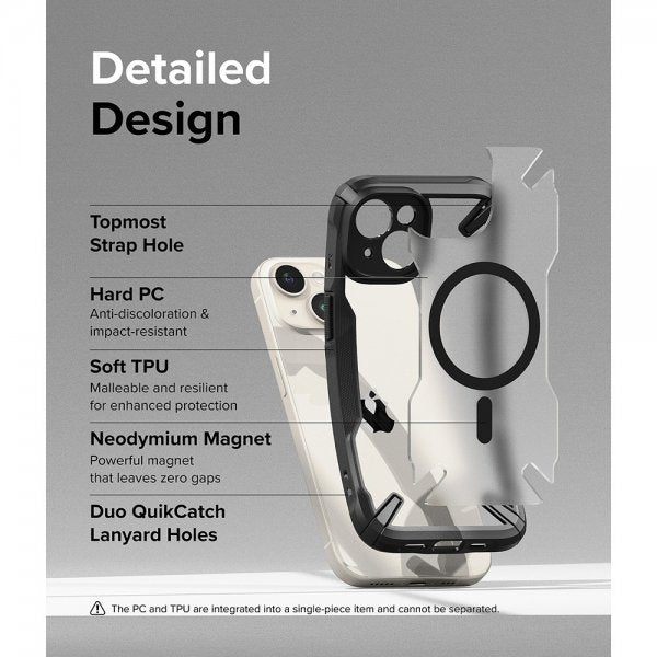 Ringke iPhone 15 Plus Cover Fusion X Magnetic Mat Sort