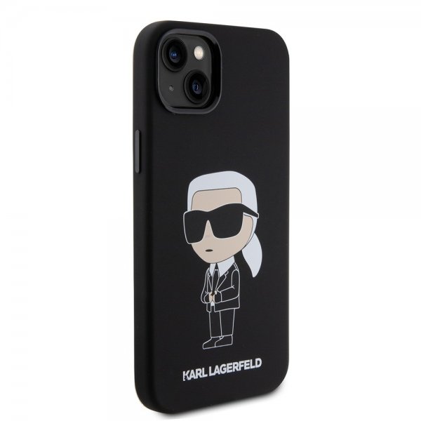 Karl Lagerfeld iPhone 15 Plus Cover Ikonik NFT Sort