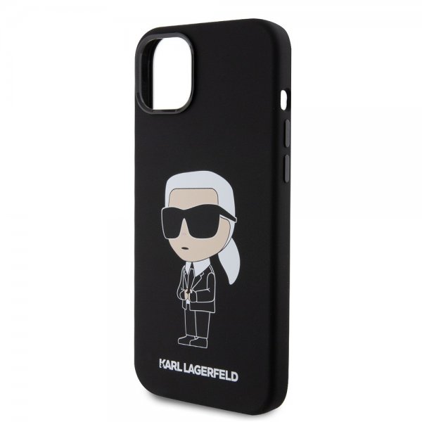 Karl Lagerfeld iPhone 15 Plus Cover Ikonik NFT Sort