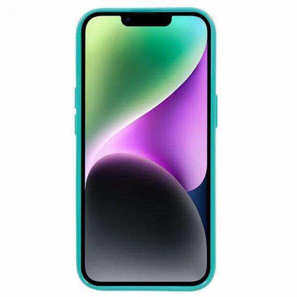 Mercury iPhone 15 Plus Cover Jelly Glitter Cyan