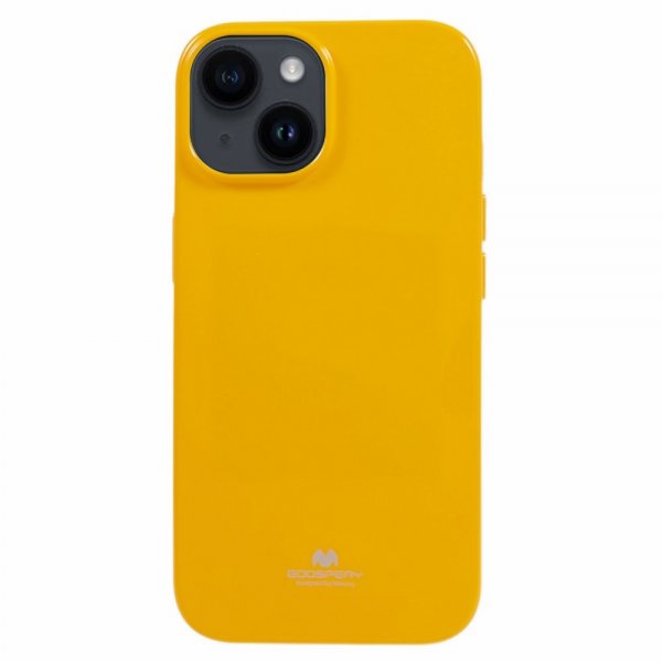 Mercury iPhone 15 Plus Cover Jelly Glitter Gul