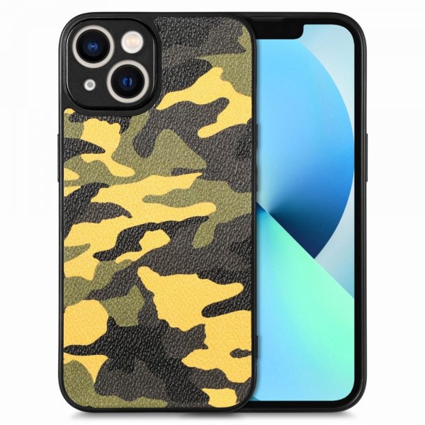 iPhone 15 Plus Cover Camouflage Gul