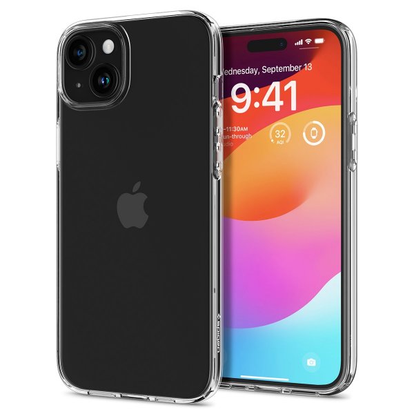 Spigen iPhone 15 Plus Cover Liquid Crystal Crystal Clear