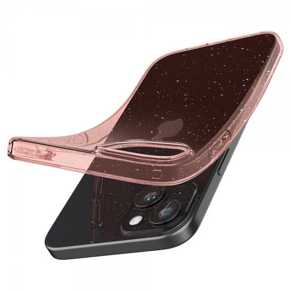 Spigen iPhone 15 Plus Cover Liquid Crystal Glitter Rose Quartz