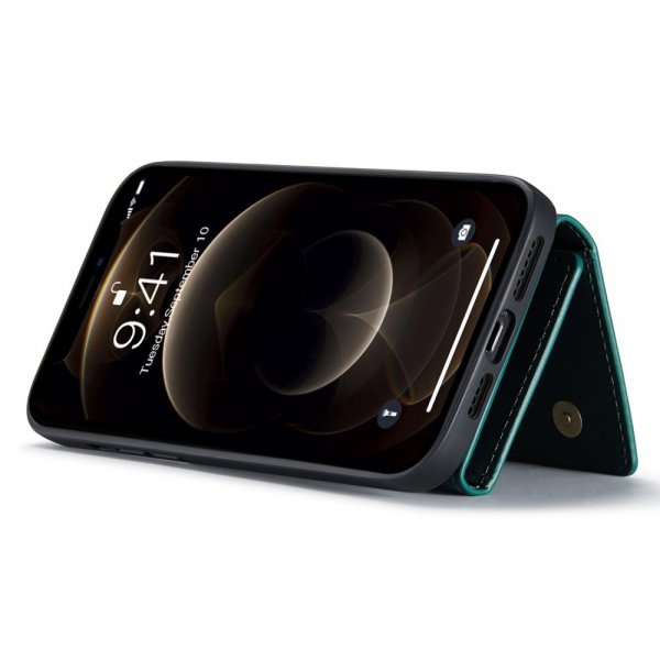 Dg.Ming iPhone 15 Plus Cover M1 Series Aftagelig Kortholder Grøn