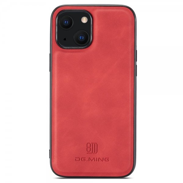 Dg.Ming iPhone 15 Plus Cover M1 Series Aftagelig Kortholder Rød