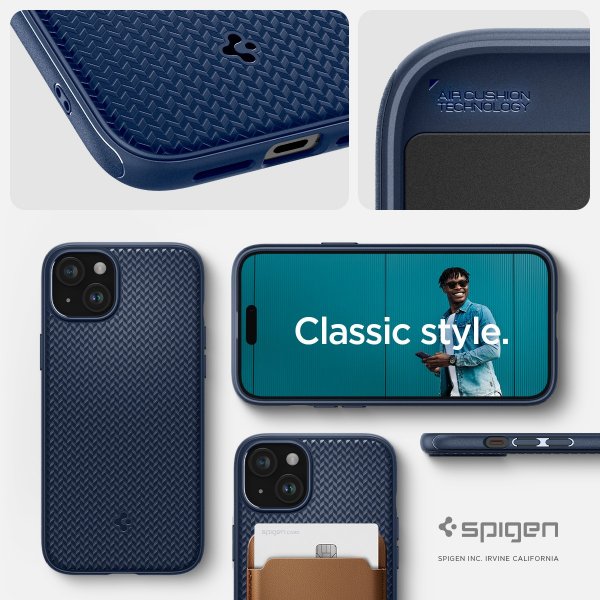 Spigen iPhone 15 Plus Cover Mag Armor MagFit Mat Sort
