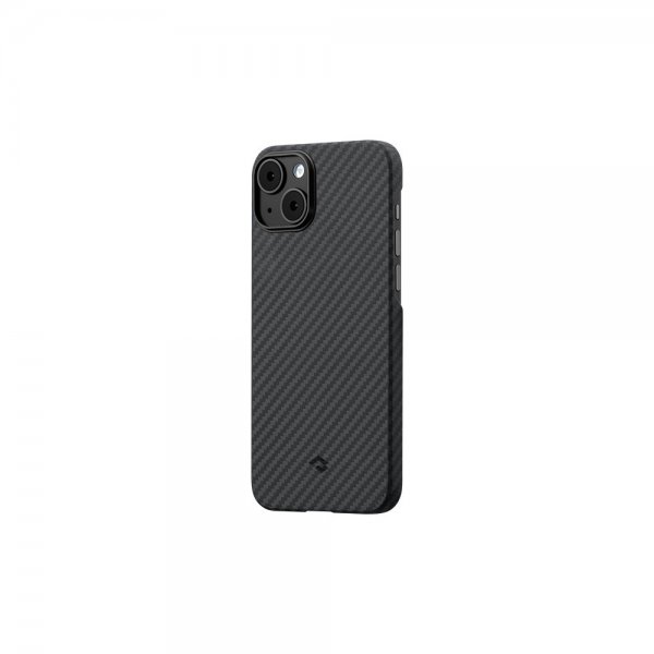 Pitaka iPhone 15 Plus Cover MagEZ Case 4 Sort/Grå Twill