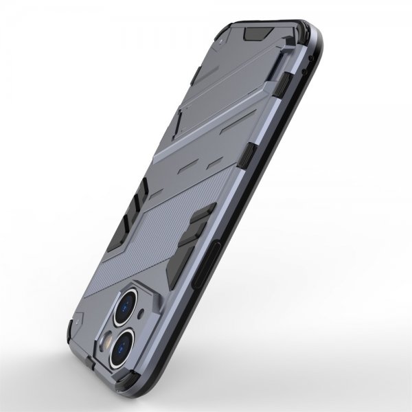 iPhone 15 Plus Cover med Stativ Mørkeblå