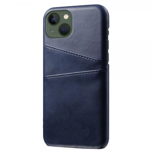 iPhone 15 Plus Cover med to Kortlommer Blå