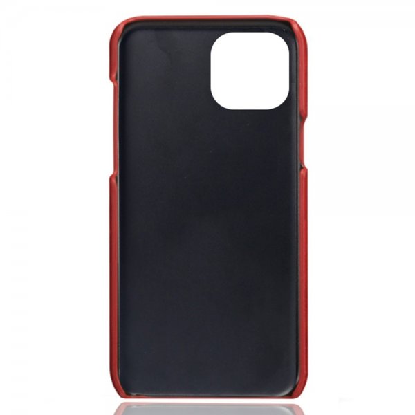 iPhone 15 Plus Cover med to Kortlommer Rød