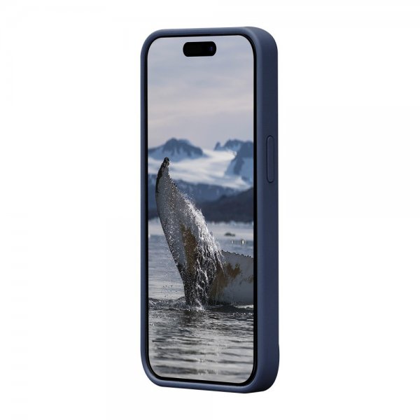 dbramante1928 iPhone 15 Plus Cover Monaco MagSafe Pacific Blue